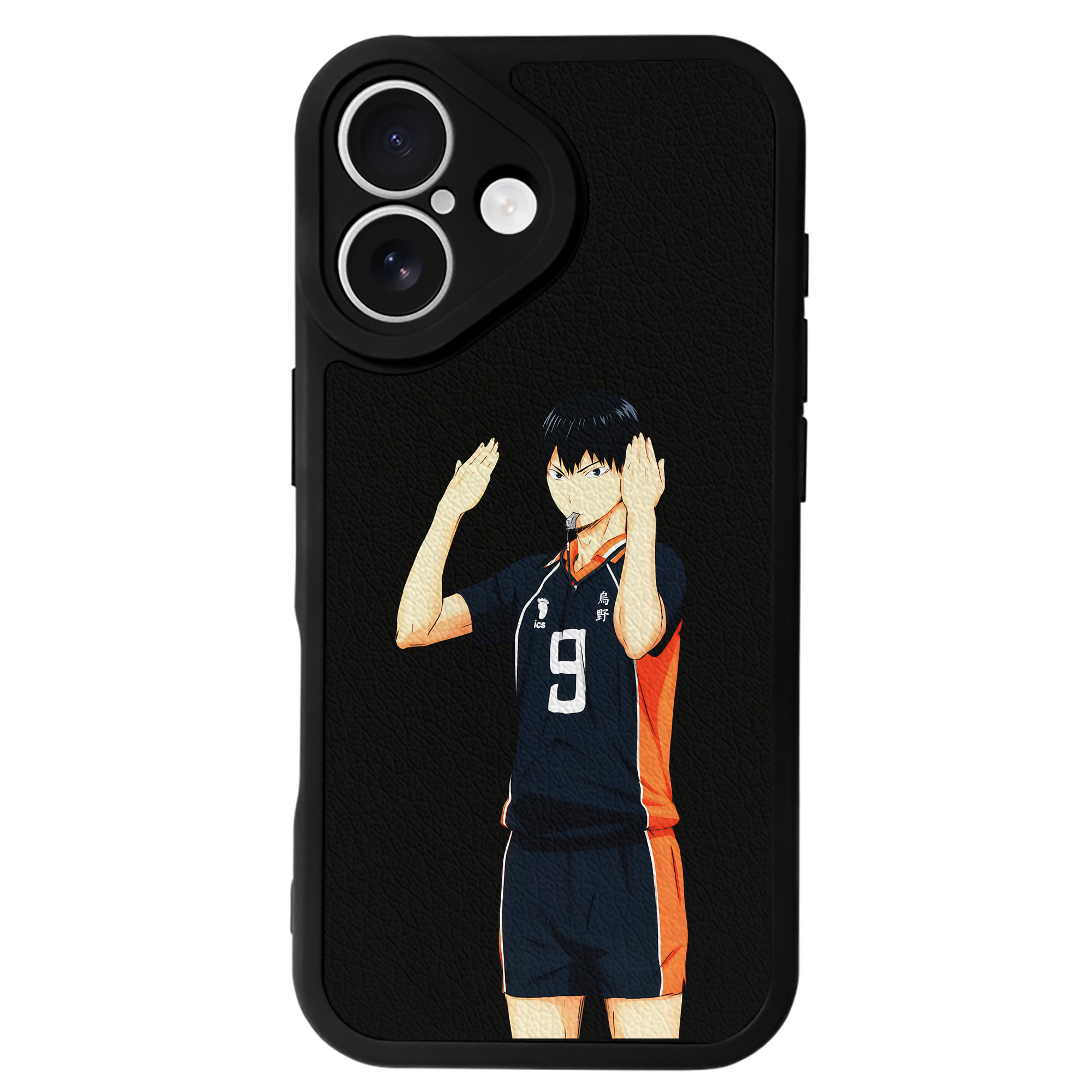 （画像用） ハイキュー!! Haikyu!! 【iPhone 16シリーズ対応】シリコンスマホケース（レザー調） 材質：シリコン